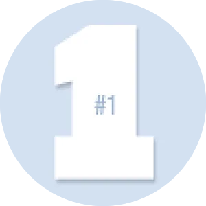 Number 1 Shape Hand Fan