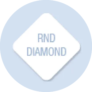 Diamond with Rounded Corners Shape Hand Fan