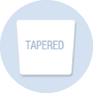 Tapered Shape Hand Fan