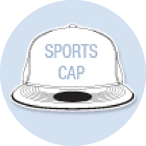 Sports Cap Shape Hand Fan